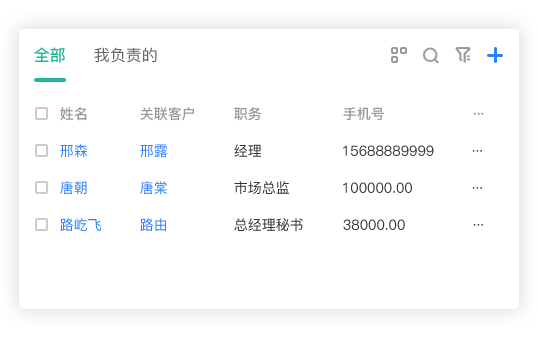聯(lián)系人管理