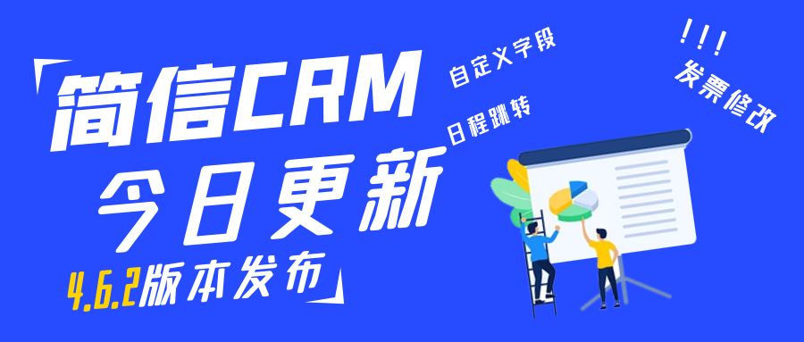 【升級公告】簡信CRM_V4.6.2上線，更強(qiáng)大的在線辦公功能！